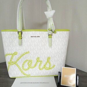 Michael Kors Jet Set Medium KORS Logo Tote Bag